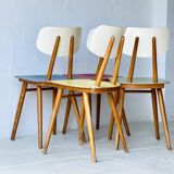 Dining chairs by ton, 1960’