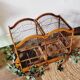 Cage à oiseaux en bois, XIXème s.