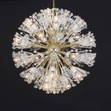 Gigantic brass star-shaped chandelier by Emil Stejnar, Austria, 1960s.