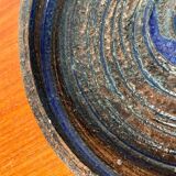Mid-century modern Danish studio pottery bowl by Tue Poulsen for Tue Keramik, 1960s.