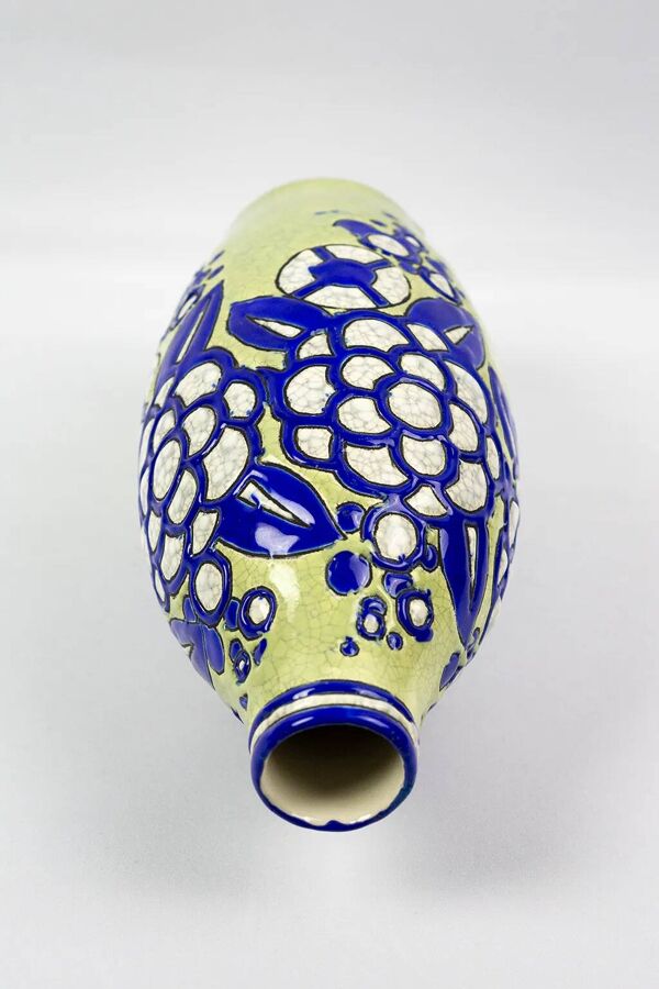 Vase Art Déco de Charles Catteau pour Boch Frères Keramis, circa 1928