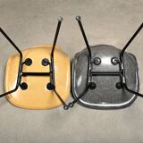 Charles & Ray Eames DSX multicolor set 6 Side Chairs, Herman Miller