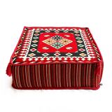 Oriental corner table, pouf