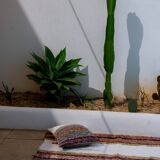 Handmade recycled cotton rug - Multicolor