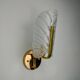 "Leaf" sconces by Carl Fagerlund, Murano glass, Germany, 1970