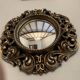 Vintage convex witch mirror – carved gilded wood – 1960s