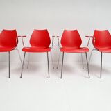Set of 4 Maui Kartell chairs by Vico Magistretti, 1980s