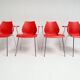 Set of 4 Maui Kartell chairs by Vico Magistretti, 1980s