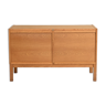 Oak sideboard with retractable doors