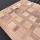 Renovated farmhouse dining table in solid oak 210cm 19th century
