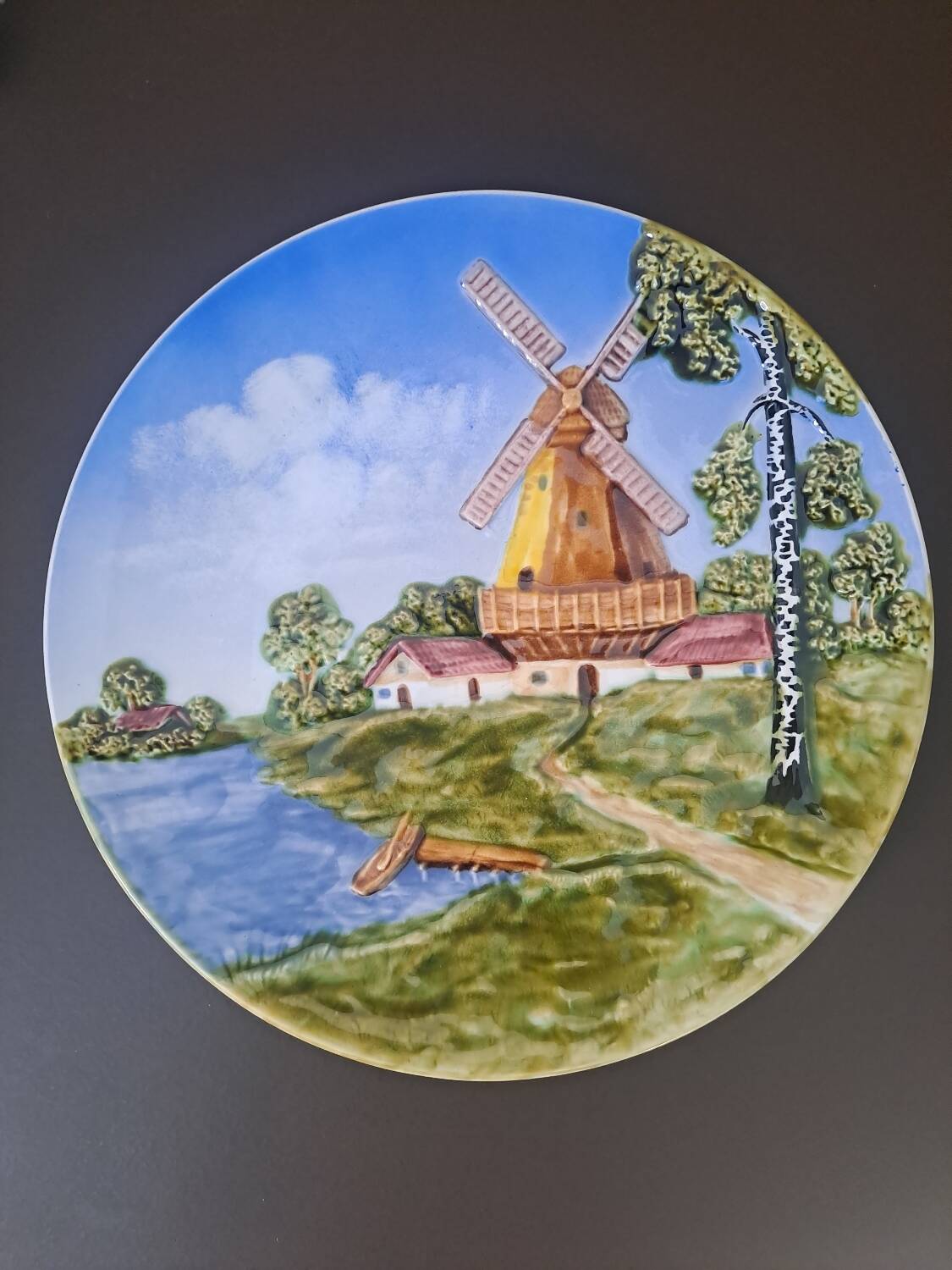 Majolika vintage plates 1960