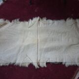 Beige tanned goat skin