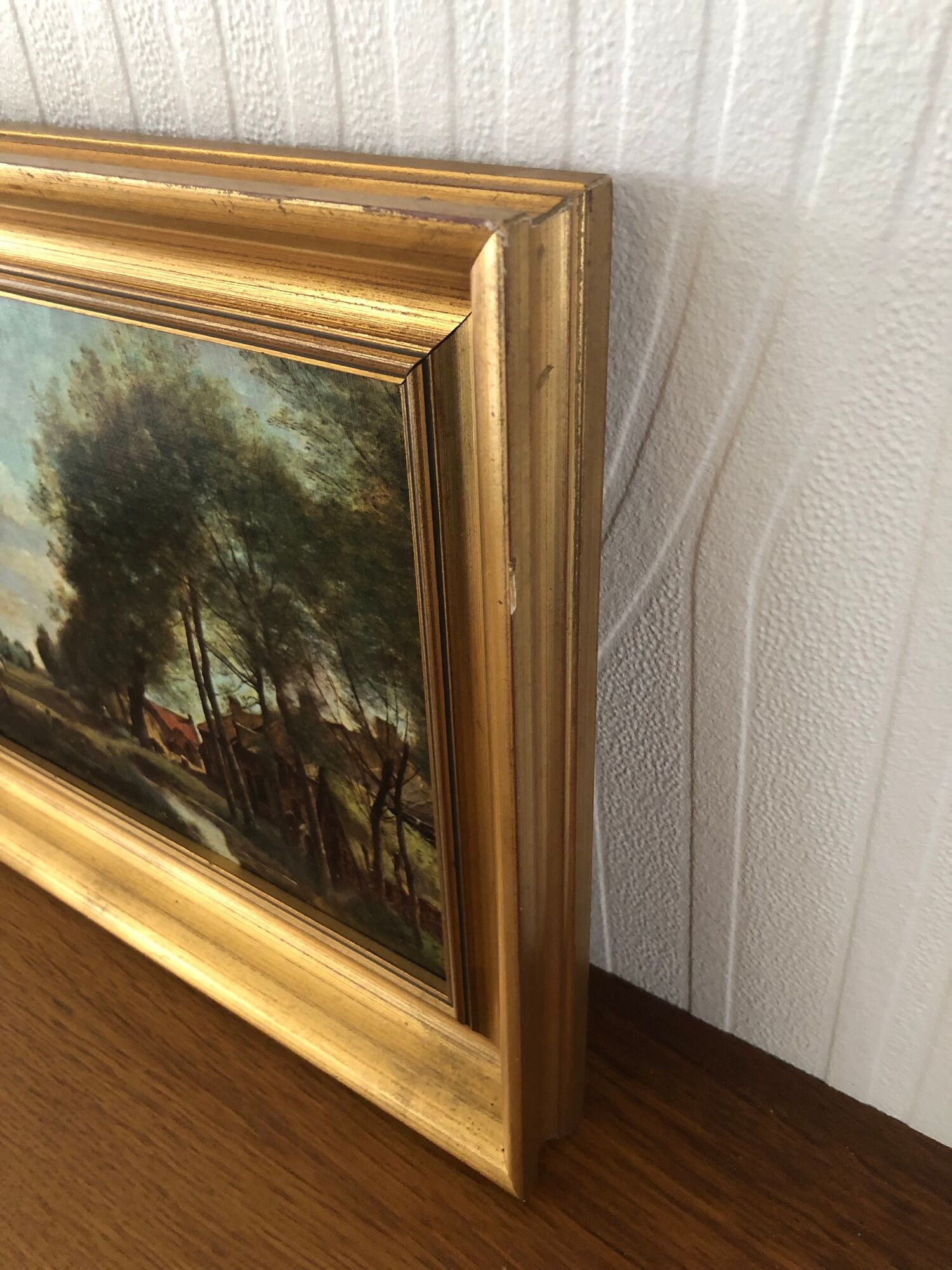 Painting printed on canvas