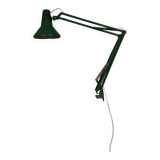 Lampe de bureau à bras oscillant vert réglable d’architecte, années 1970