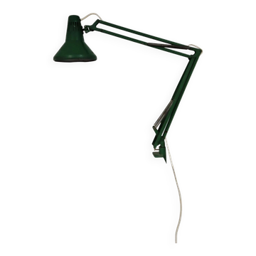 Architect Adjustable Green Swing-Arm Desk Lamp, 1970s