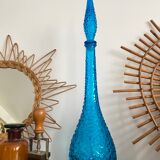 Turquoise blue Empoli decanter