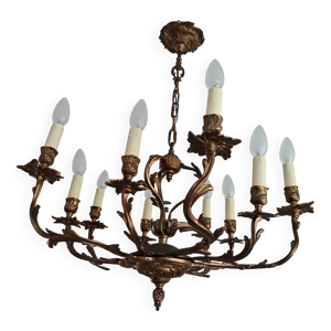 lustre bronze 10 branches