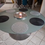 Round table Vesuvius 160 cm Gold