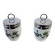 2 Royal Worcester English porcelain egg cups