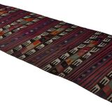Handcrafted Vintage Rug 116x 382 cm