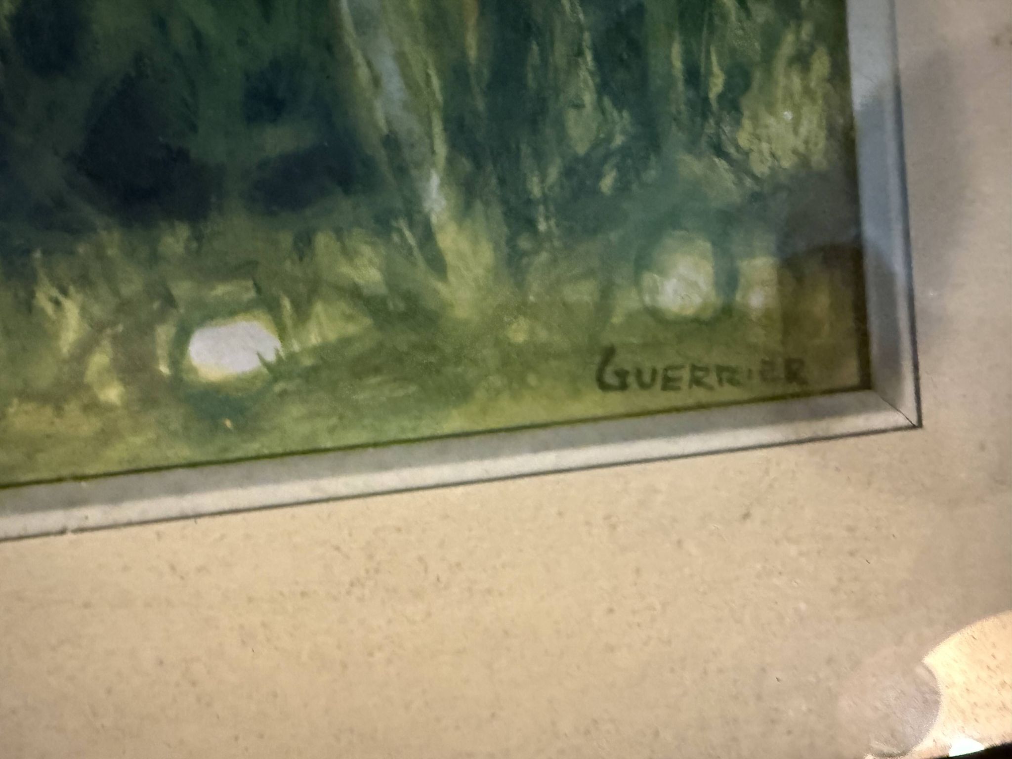 Peinture Raymond Guerrier