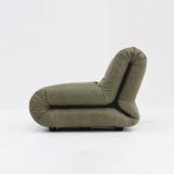 Pagru leather lounge chairs Claudio Vagnoni 1P Italy 1971
