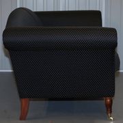 Canapé trois places Art Déco cadre bois dur clair