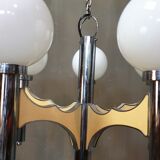 Vintage chrome ceiling lamp