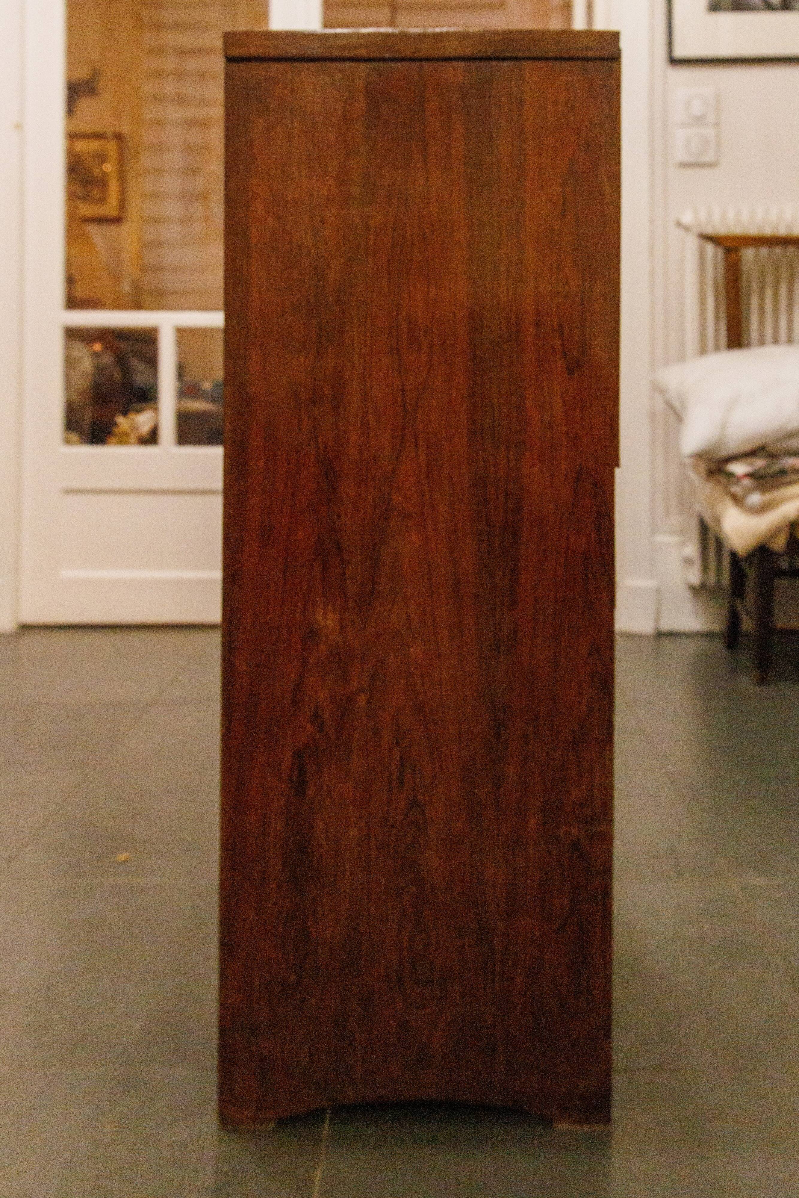 Small bedside cabinet with three drawers