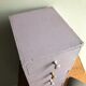 Storage locker wooden drawers