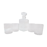 Carafe and whisky glasses service