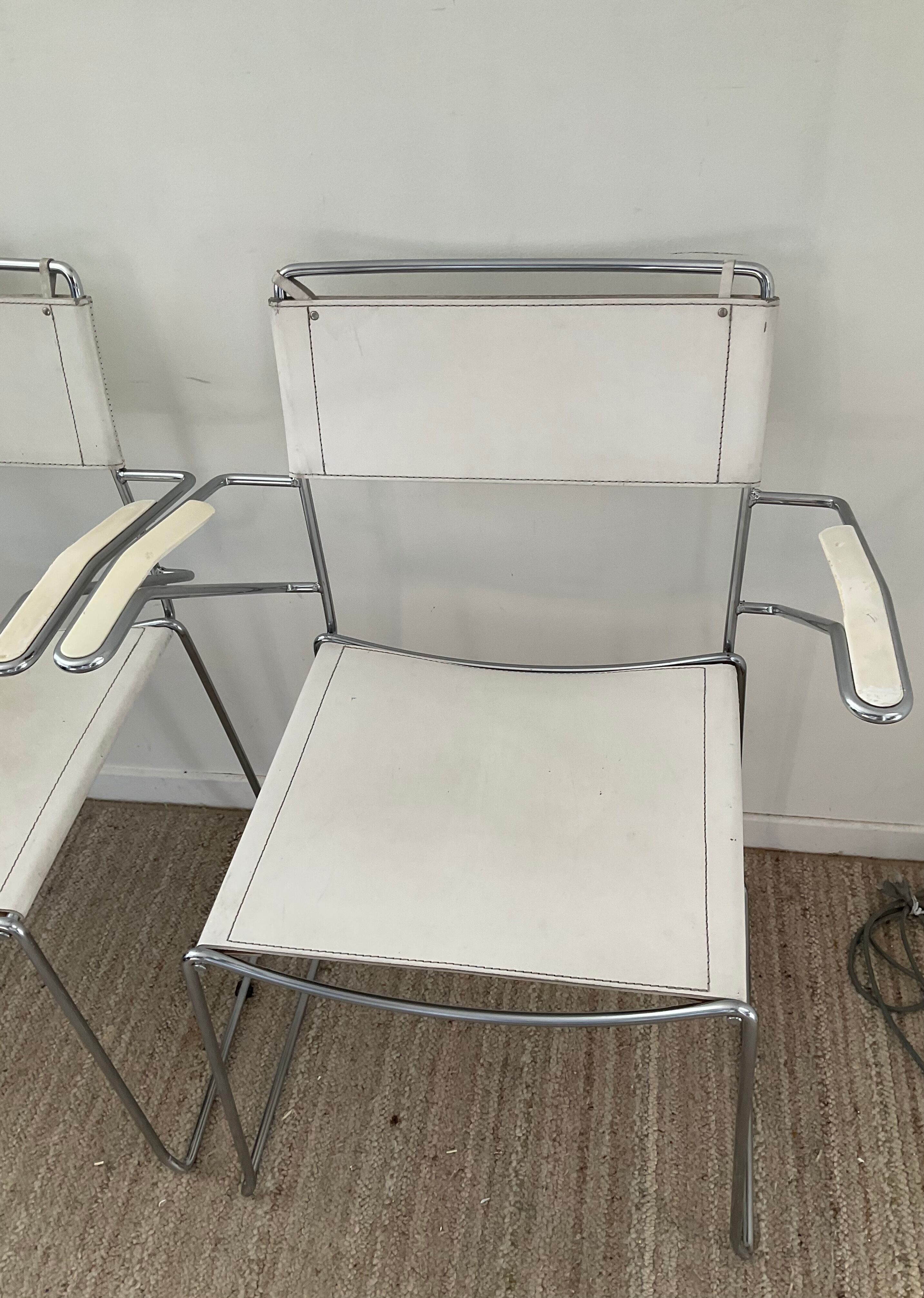 4 fauteuils Giandomenico Belotti années 70