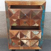 Occasional furniture in old colored wood