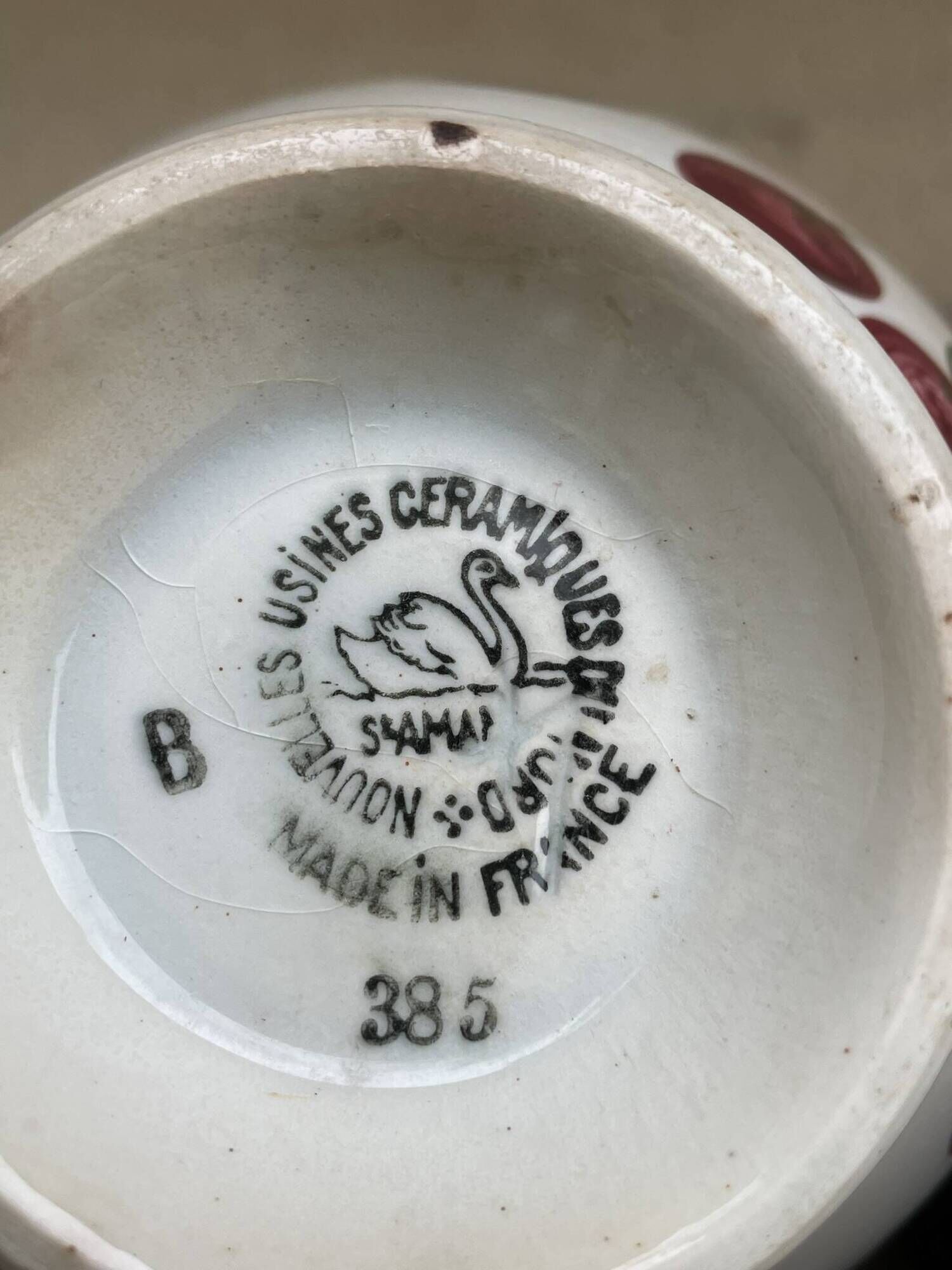 Large very old bowl Ceramics of the North St. Amand