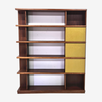 Rosewood modular wall unit by Ilmari Tapiovaara for Mobili Cantu, Italy 1950s