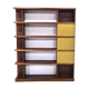 Rosewood modular wall unit by Ilmari Tapiovaara for Mobili Cantu, Italy 1950s