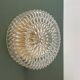 Vintage moulded glass wall or ceiling light globe (PLAF40)