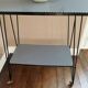 Side table - TV stand - vintage 70s - checkered