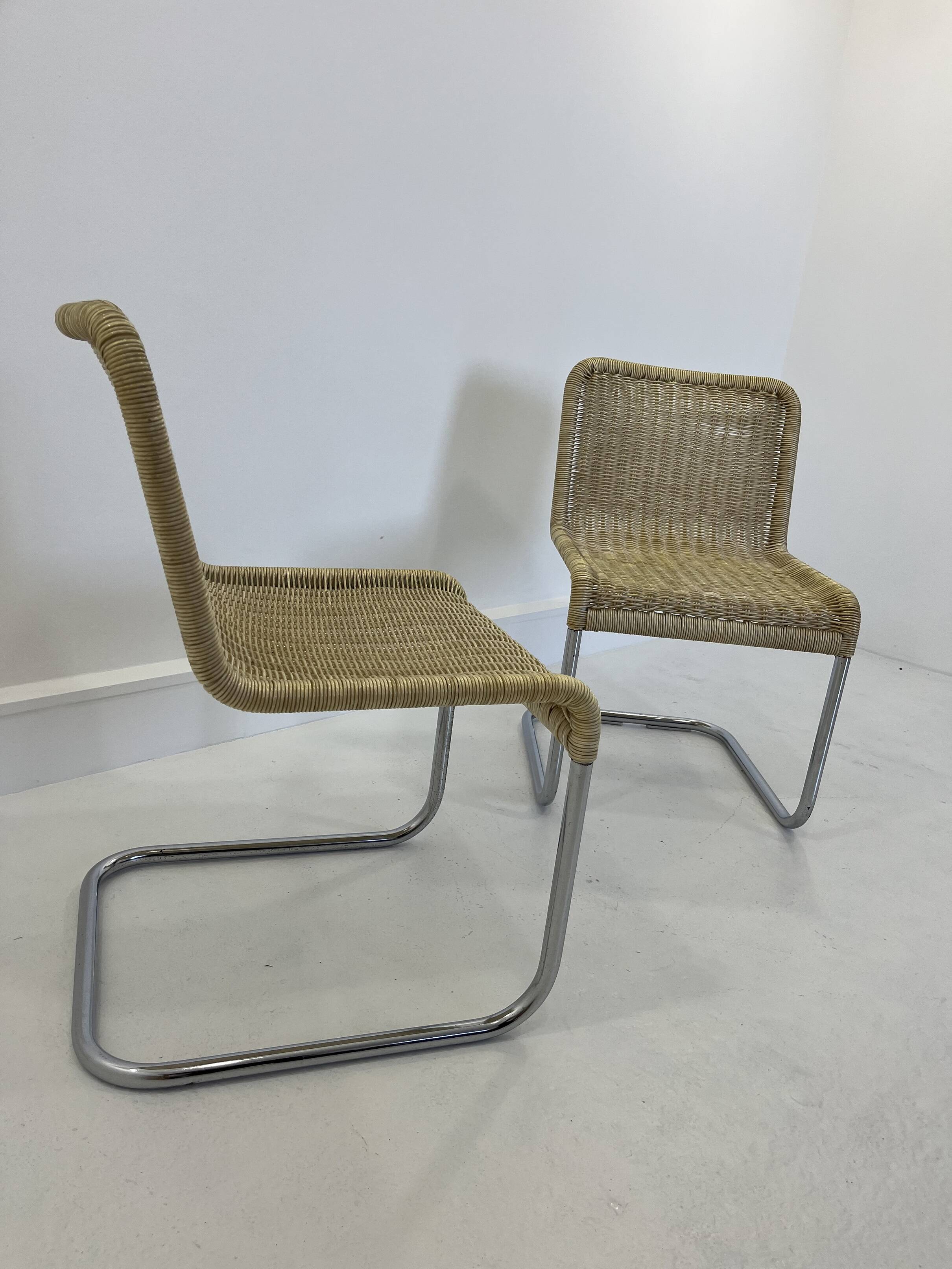 Set of Chairs by A. Lorenz for Tecta, Germany, 1970s