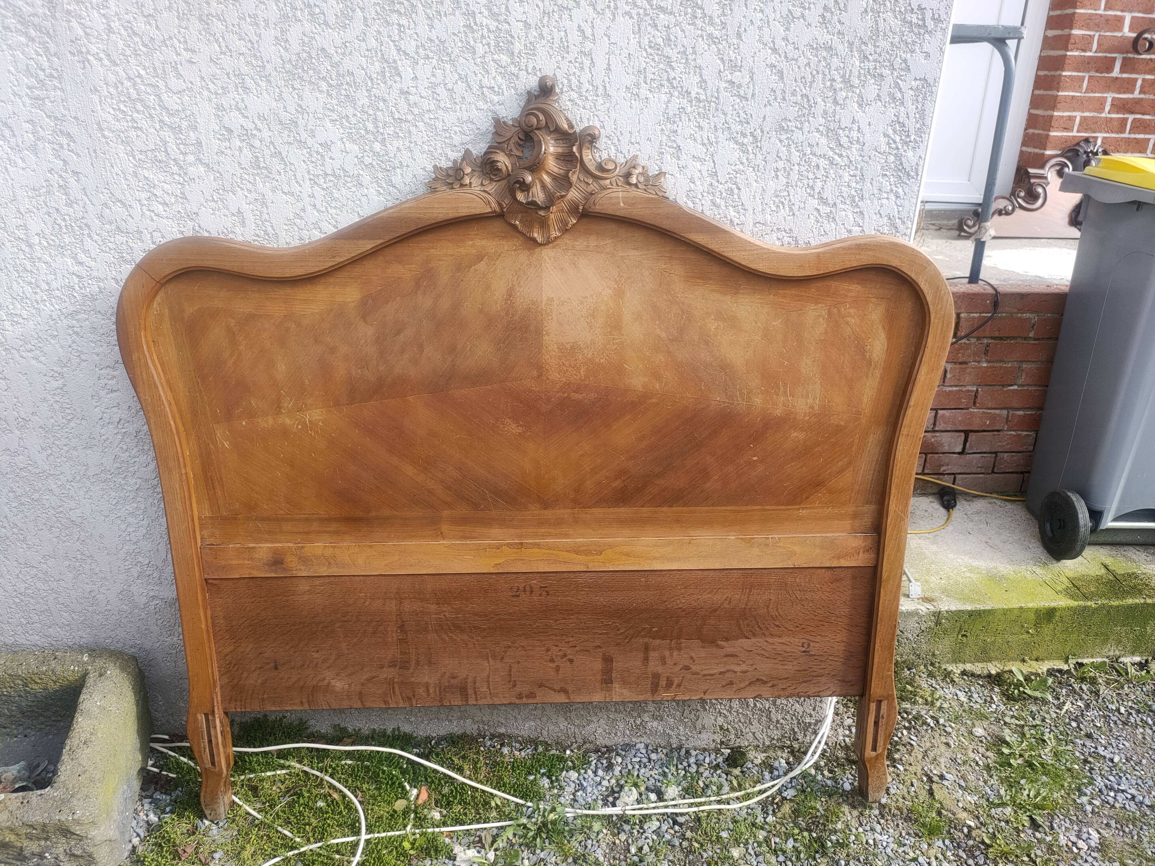 Old louis 15 style headboard