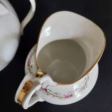 Napoleon III Paris porcelain five-cup tea set