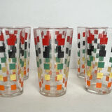 Set of 6 vintage glasses