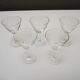 8 Old Art Deco Stemmed Glasses