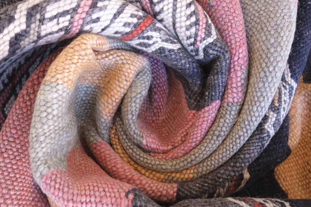 Striped Kilim Rug - 370 x 173 cm