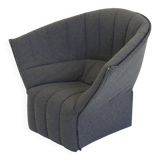Moel armchair in dark gray from Ligne Roset by Inga Sempé