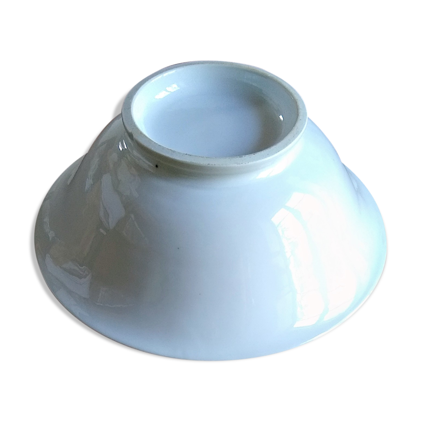 White porcelain salad bowl dish