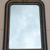 Napoleon III period mirror in wood and stucco