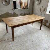 Oak farmhouse table 2m