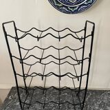 Vintage black bottle holder