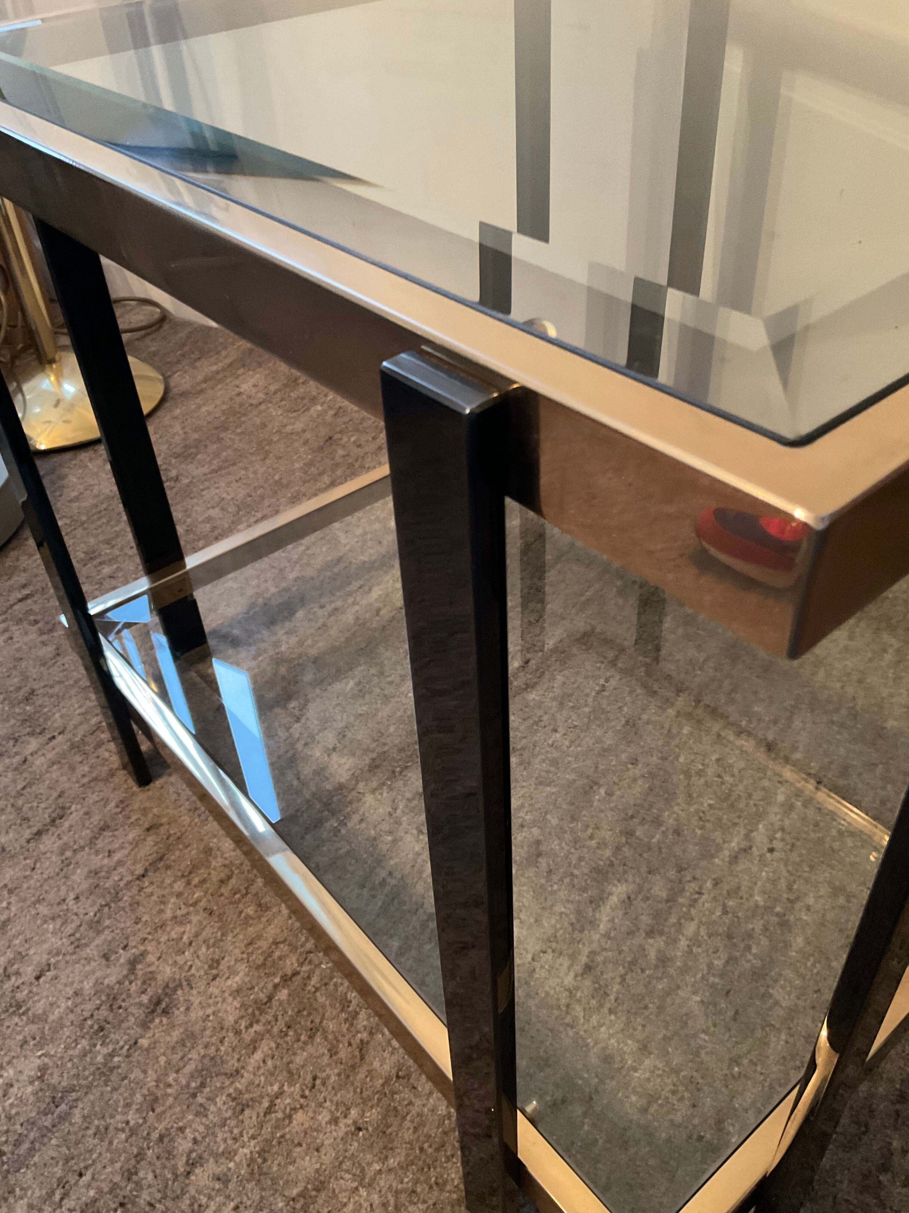 Belgo Chrom Hollywood Regency Coffee Table of the 70s